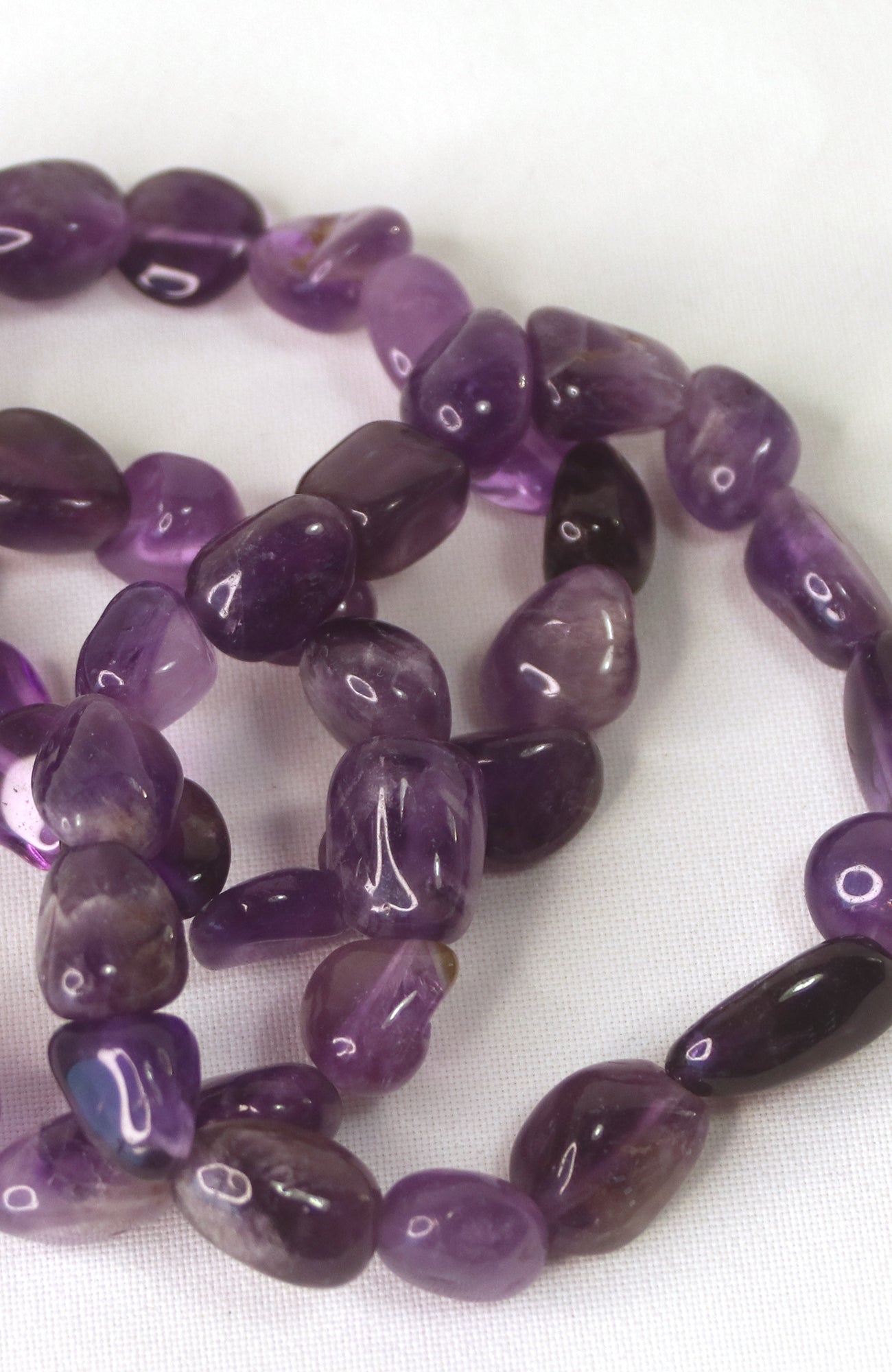 Amethyst 12mm Nugget HG Bracelet 454